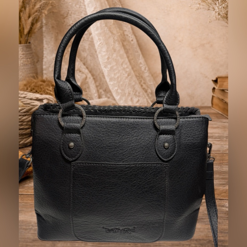 NWOT Trinity Ranch - Floral Tooled Concho Handbag with Crossbody Strap 🌅🌵 - Picture 6 of 14